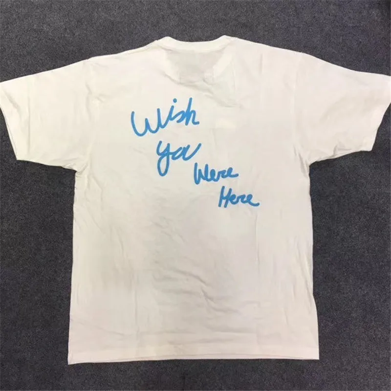 TRAVIA Скотт: WISH YOU WERE HERE футболка для мужчин и женщин 2020 1:1 топ тройники хип-хоп S/SW