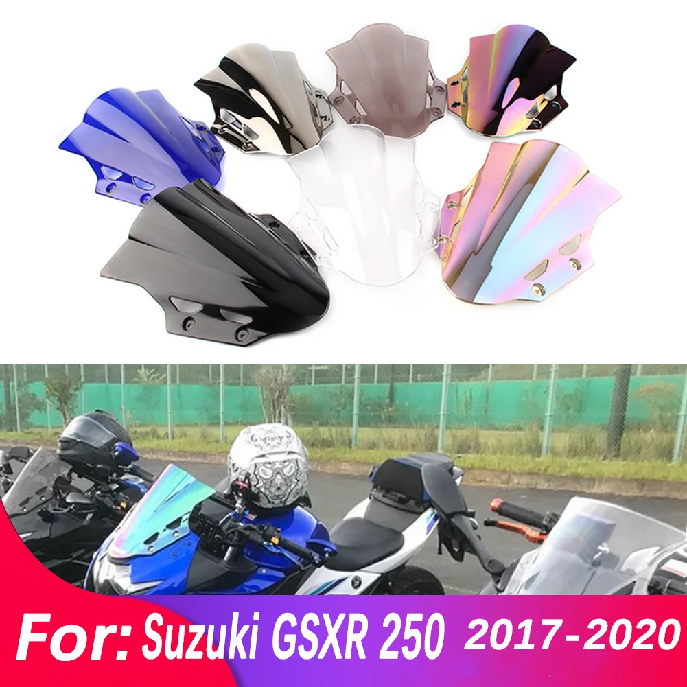 

For Suzuki GSX250R GSXR250 2017 2018 2019 2020 cafe racer motorcycle Accessories Windshield Windscree Wind GSXR 250 GSX 250R