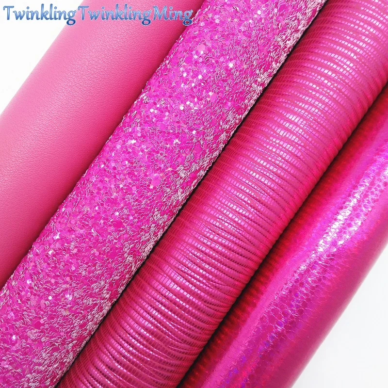 Розовая блестящая ткань из искусственной кожи в виде ящерицы радужные