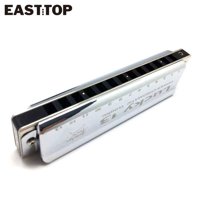 EASTTOP LUCKY 13 PowerChromatic гармоника отверстий C Ключ|Губная гармошка| |