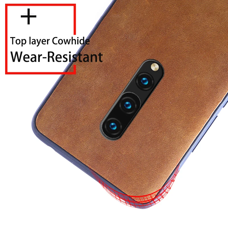 Чехол для телефона из натуральной кожи Oneplus 8 7 7T Pro 6 6T чехол-накладка воловьей В