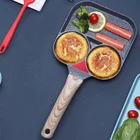 Сковорода, сковорода, антипригарная сковорода для яиц, блинчиков, стейков, утолщенная кухонная посуда для приготовления яиц, ветчины, посуда для завтрака