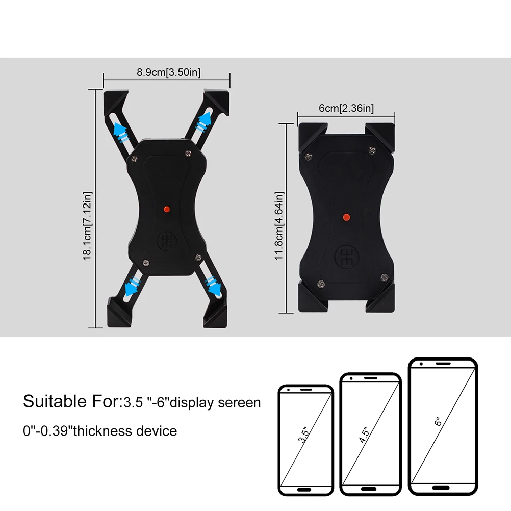 Держатель для телефона из АБС-пластика вращающийся на 360 градусов стабильный