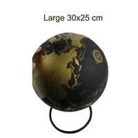 Golden Cork Wood Tellurion Golden Globes Marble Maps Home Office Decoration World Map Inflatable Training Geography Map Balloon