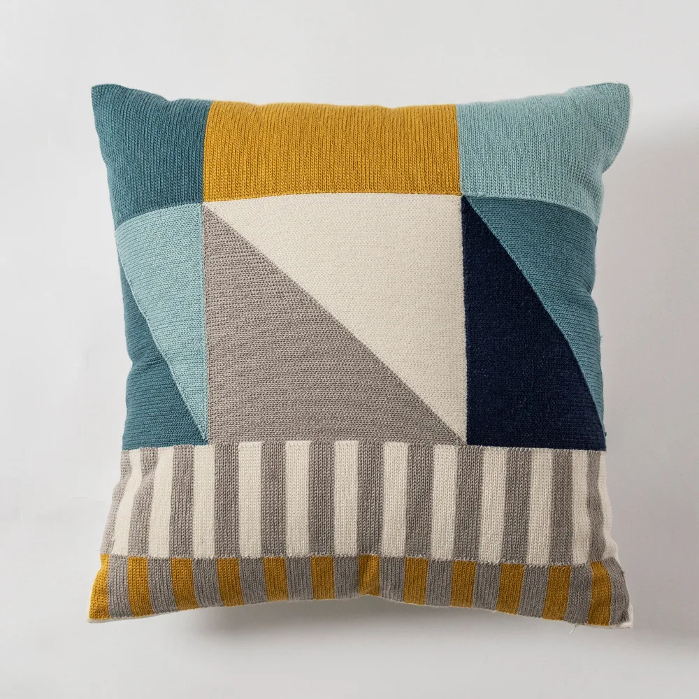 Квадратная наволочка 45х45см ручная вышивка диван декор наволочки домашний