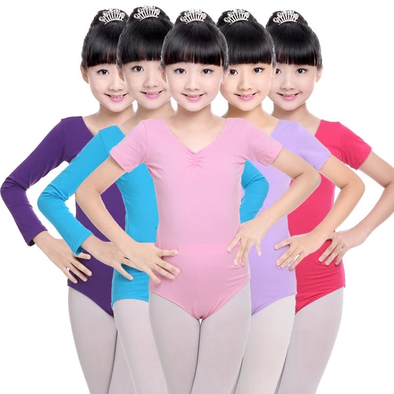 Ballet Leotard Camisole Girls Training Clothes Dancewear Latin Dance Soft Kid Outfit Jumpsuit Gymnastics Suit Cotton | Тематическая