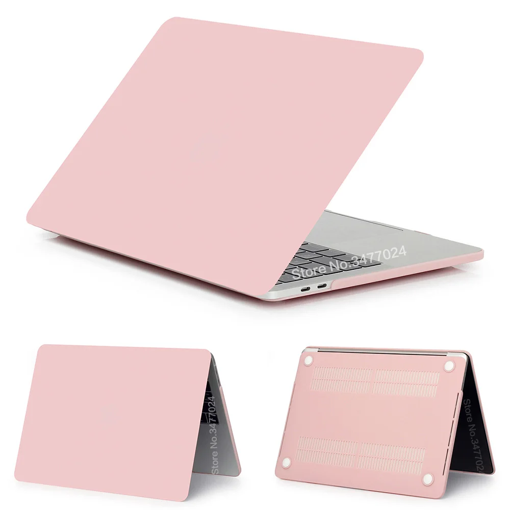 New pink-Matte Матовый или прозрачный чехол для ноутбука Macbook Pro retina Air 11 12 13 15, для mac Air 13 A1466 A1932, чехол pro 13,3 15 - Цвет: New pink-Matte