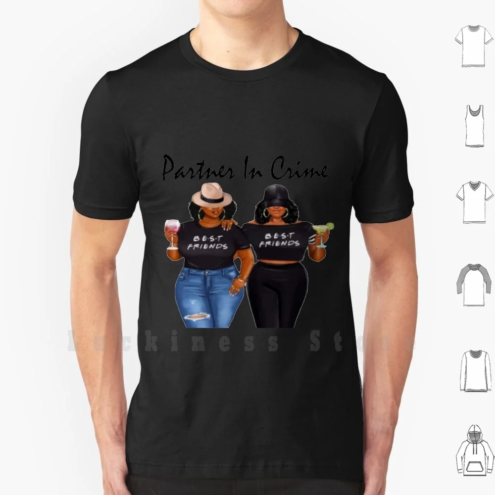 

Хлопковая футболка с надписью «Partner In преступность», 6xl