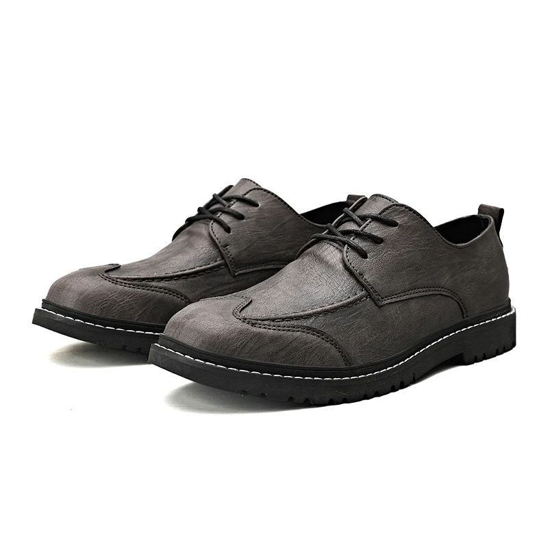 

Мужские Кожаные Деловые Мокасины, повседневные мужские дышащие туфли, мужские повседневные Элегантные туфли, 2020