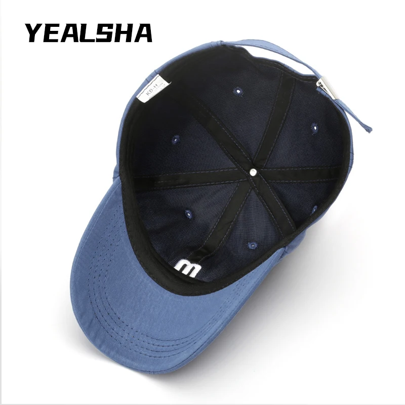 

Hat Letter Embroidery Caps Men's All-Match Curved Brim Cotton Soft Top Sun Hat Fashion Simple Female Baseball Cap