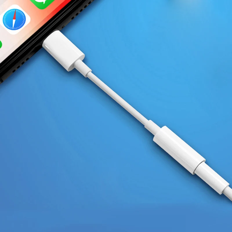 

New 2021 Headphone Adapter for IPhone 12 137 8 11 X XR AUX Earphone Adaptador on IOS To 3.5mm Jack Female Male Charger Adapters