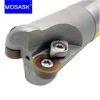 Диск MOSASK EMR 12 мм 16 мм 20 мм, адаптер, твердосплавное лезвие RP CNC, круглый нож, фреза