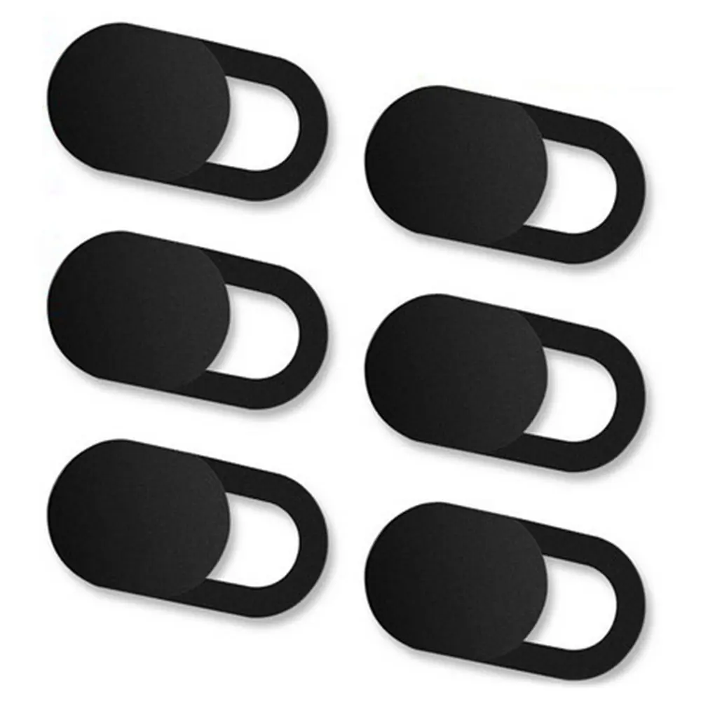

6pcs Oval Mobile Phone Camera Cover Sticker Webcam Protective Cover Laptop Camera Protective Cover Anti-dust Sliding Cover