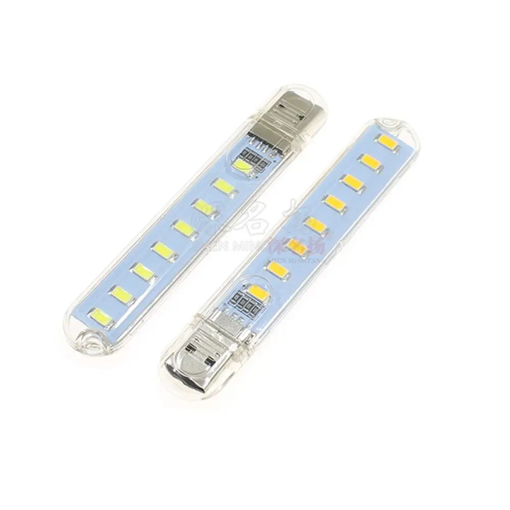 

USB night light, USB computer light, power bank, USB flash drive light, 8 LED white warm