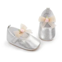 baby girls first walker shoes infant newborn soft sole bow knot fashion princess flats prewalker toddler shoes 0 18m