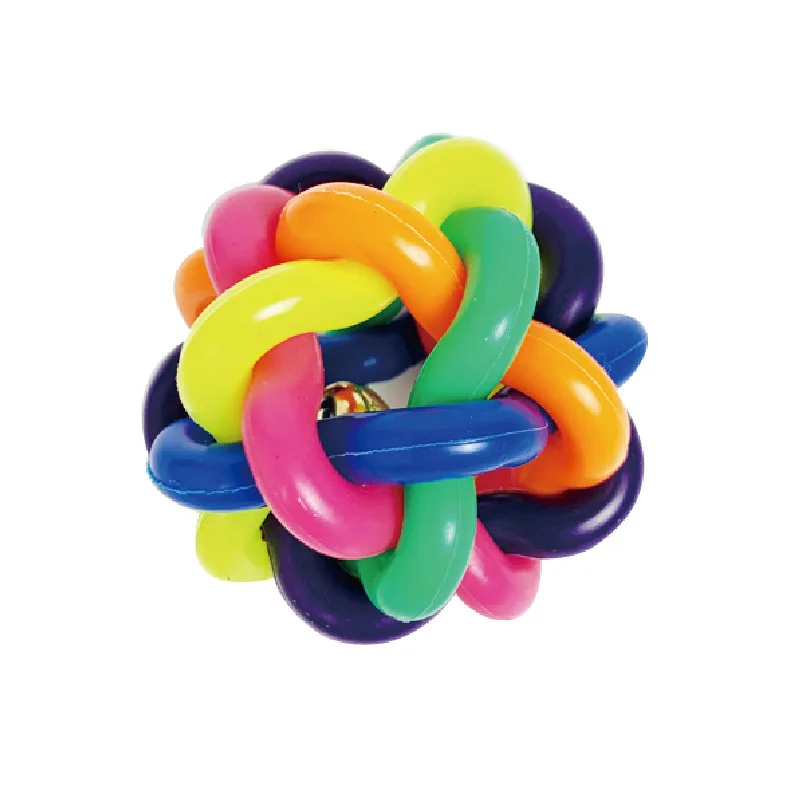 

Pet Dog Cat Puppy Sounding Toys Polka Squeaky Tooth Cleaning Balls Playing Balls Pet Teeth Chew Toy Pet Chewing Accessories