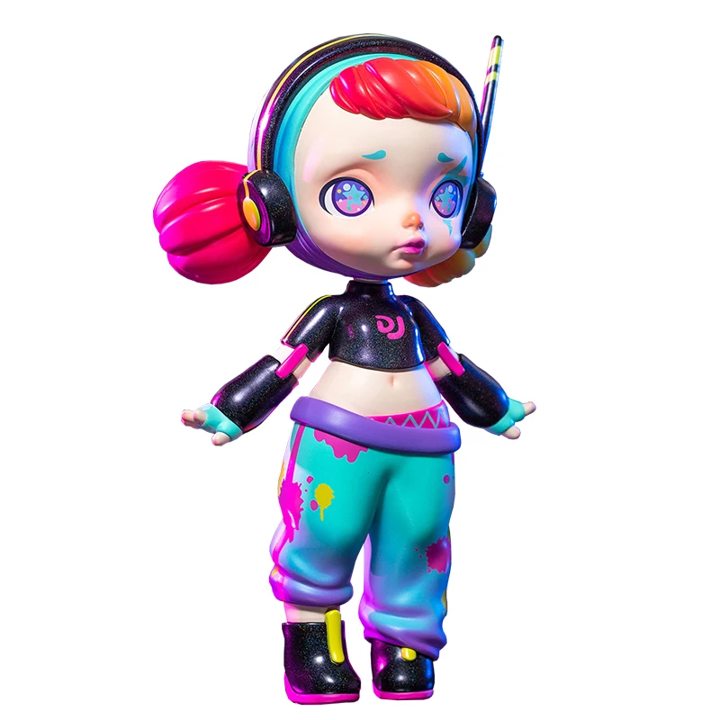 

TOYCITY Laura Electronic Girl DJ18cm Hand-made Birthday Gift Toy Decorative Ornaments Collection Surprise Box Limited