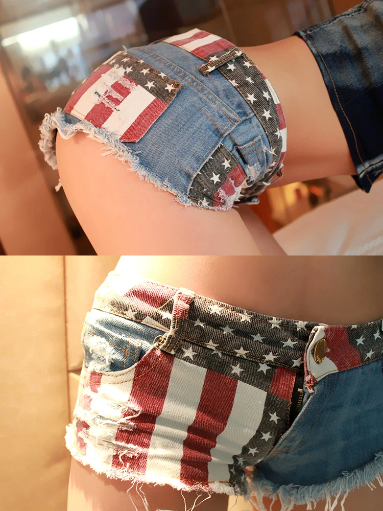 Women Sexy Mini Short Jeans Booty Shorts Hole Ripped Denim Beach Hot Club Party Bikini Bottom | Женская одежда