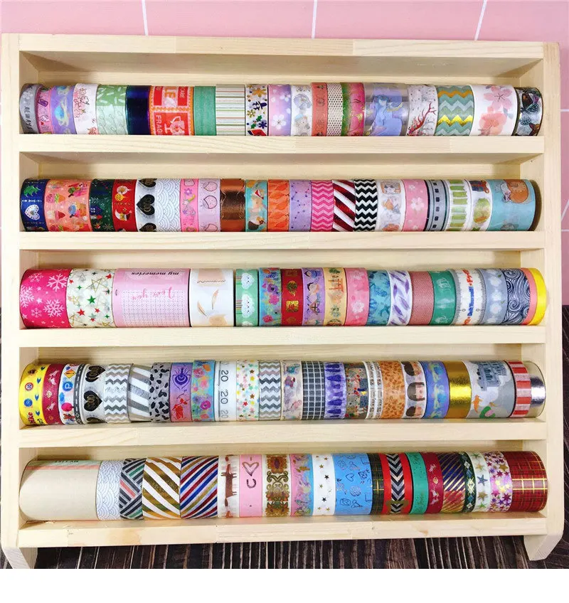 

Набор декоративных лент Washi случайного цвета для скрапбукинга, Маскировочные клейкие ленты, бумажные японские милые канцелярские принадлежности, Маскировочная лента, наклейки