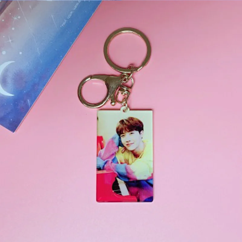 Got7 BlackPink Twice Bangtan Boys альбом карта Soul Persona Jimin JIN SUGA JUNGKOOK изящный брелок LJJ71 - Цвет: 16