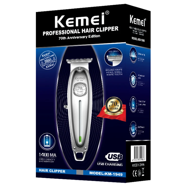 Kemei винтажная Бритва для кухни точная барбершопа Kemel 0 T резак Kamei машинка стрижки