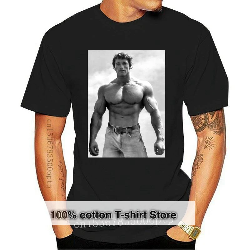 

New Arnold Schwarzenegger Tshirt Mens T-shirt Free Shipping Fashion 100% Cotton Good Quality Brand Cotton Shirt Style Cool Shirt