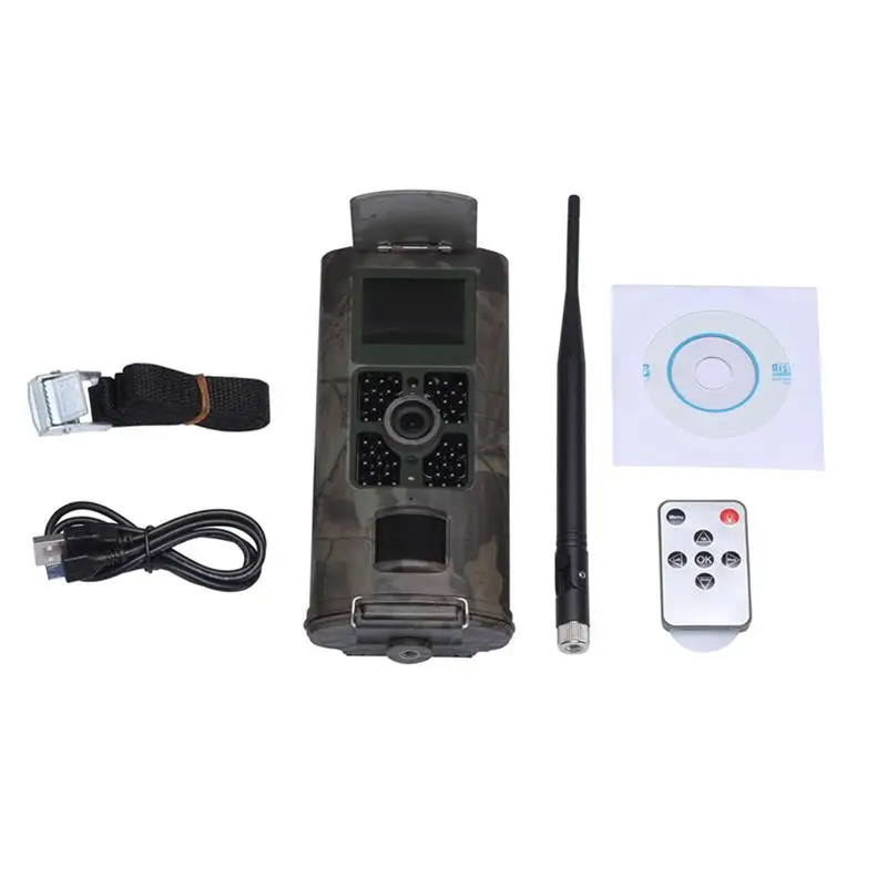 

HC700M 2G Cellular Trail Camera GSM MMS SMS SMTP Hunting Camera 16MP 1080P Infrared Night Vision Wildl Surveillance Photo Traps