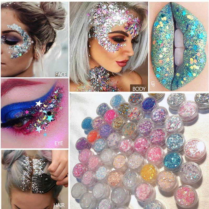 Блестящий гель для лица блеск волос глэм жидкая кожа блестящий глаз век