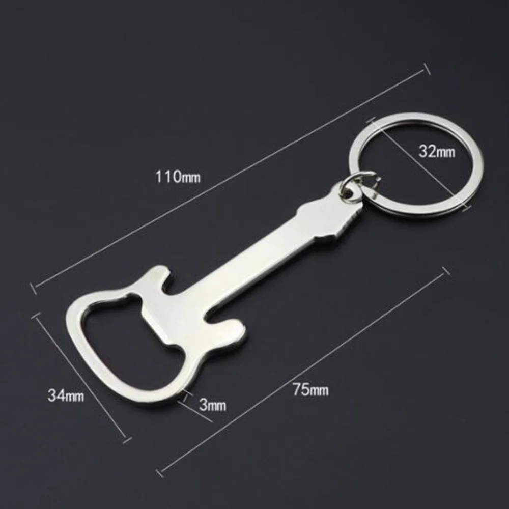 1 шт. открывалка для бутылок открытый мини EDC пивная открывашка в виде гитары