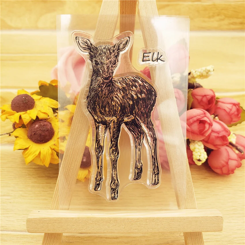 Прозрачный силиконовый штамп для DIY скрапбукинга фотоальбома декоративный