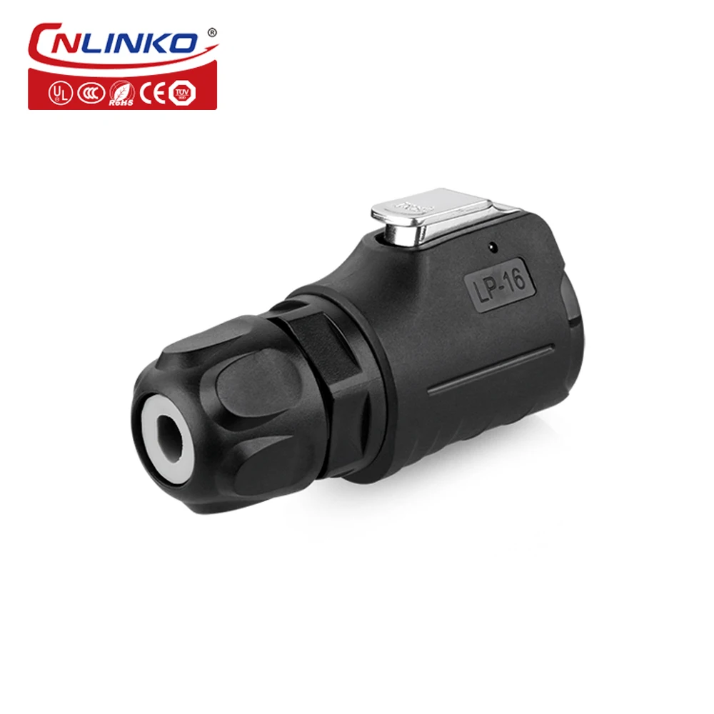 IP67 промышленный индивидуальный длинный черный Электрический штекер гнездо