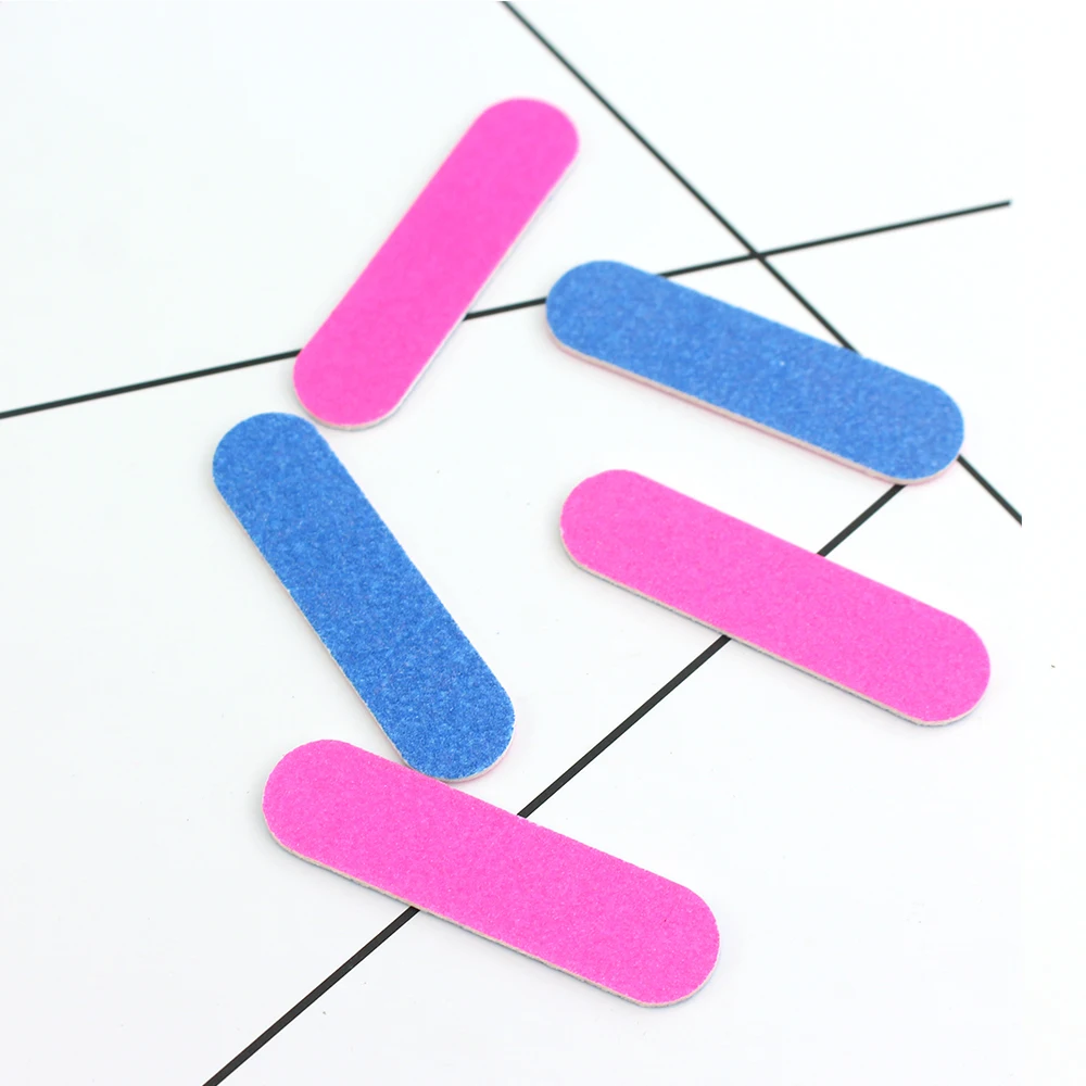 1 упаковка двусторонние Деревянные Мини пилочки для ногтей|Пилки ногтей и буферы|