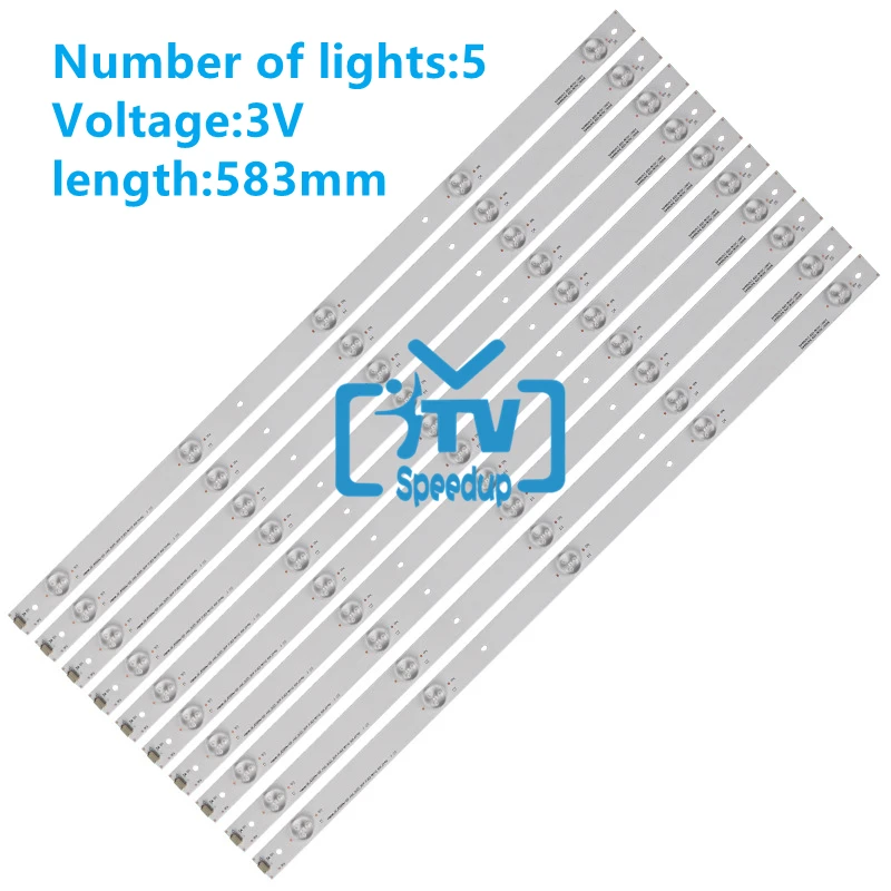 Светодиодная лента для подсветки SVH550AH9 _ 5LED REV04 Hisense 55H6B 55H5C HD550DF-B52 LED 55EC290N NS-55D510NA17