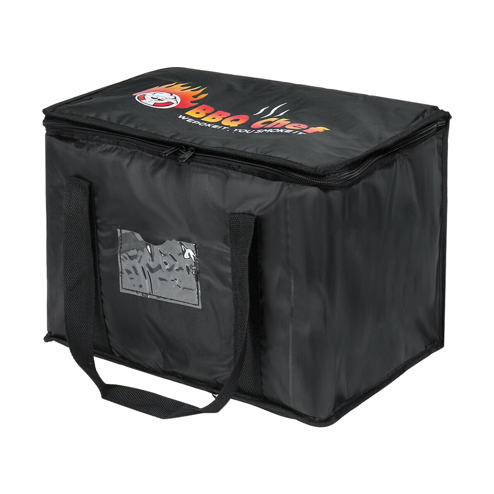 

Cooler Drink Carrier Portable Reusable Grocery Large Pizza Takeaway Restaurant Waterproof Thermal Insulation Food Delivery Bag