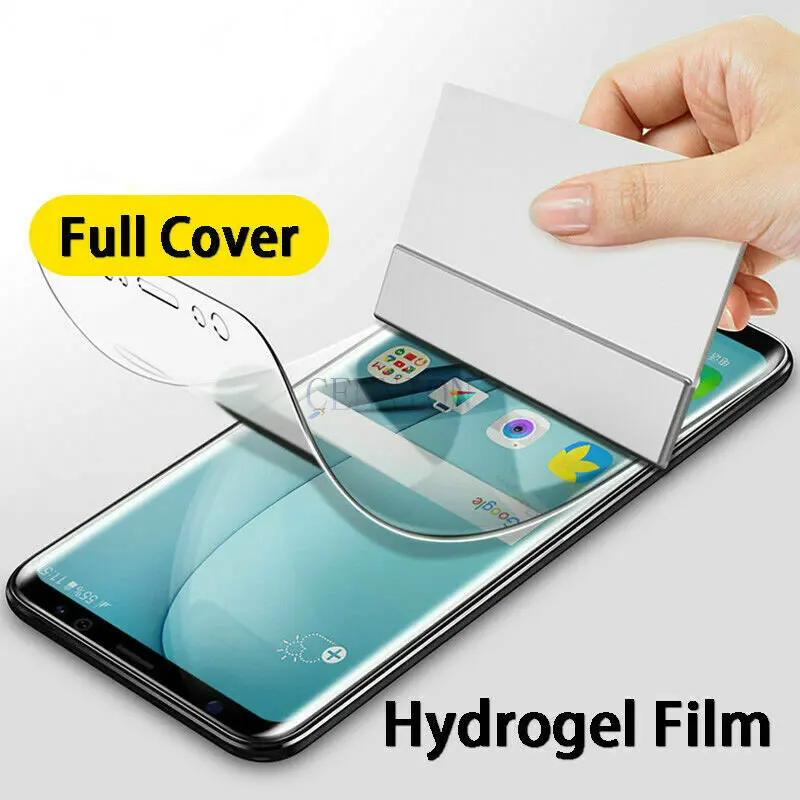 Прозрачная Матовая Гидрогелевая пленка с полным покрытием для Samsung Galaxy Note 20 10 9 8