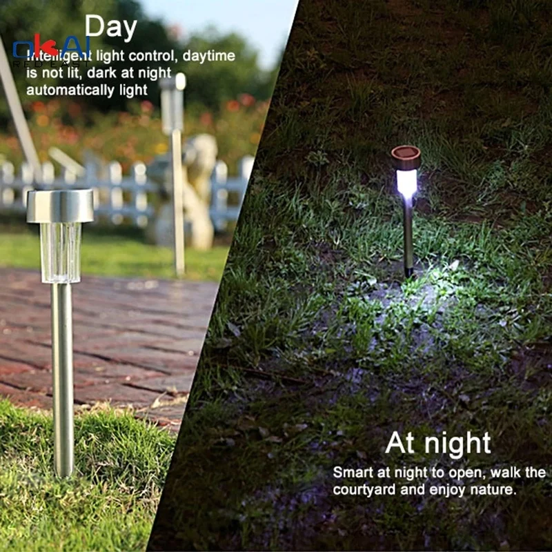 

LED Solar Garden Lamp Waterproof Solar Lights Solar Powered Landscape Lamp for Outdoor Camping Garden Night Lights Led Lights