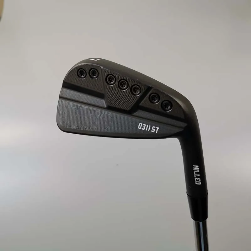 Клюшки для гольфа 0311ST черные клюшки номер 7 1pes графитовый или стальной вал с