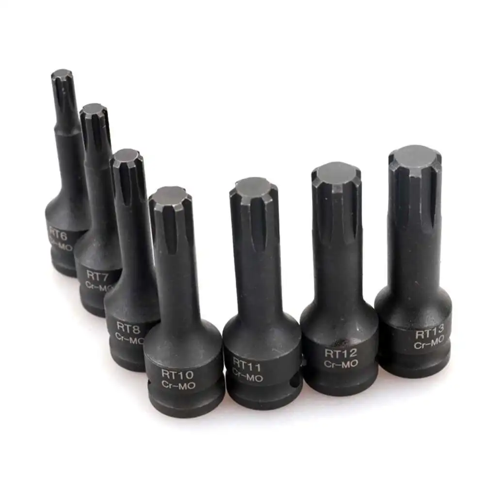 

7pcs 3/8 Pneumatic Sleeve Adapter Head Adapter Hex Socket Reducer Pneumatic Pressure Batching Sleeve Combination Set