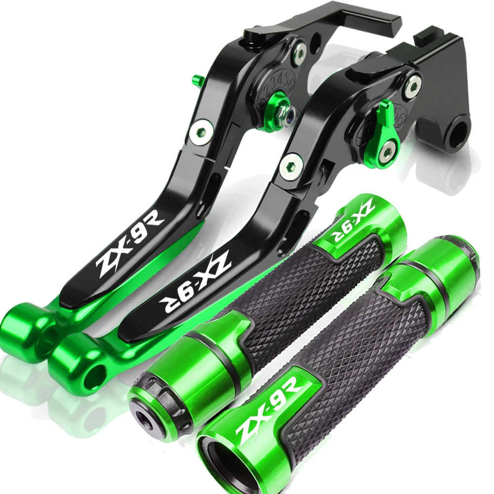 

For Kawasaki ZX9R ZX-9R ZX 9R 1998 - 1999 Folding Extendable Adjustable CNC Aluminum Brakes Clutch Levers Handle Hand Grips