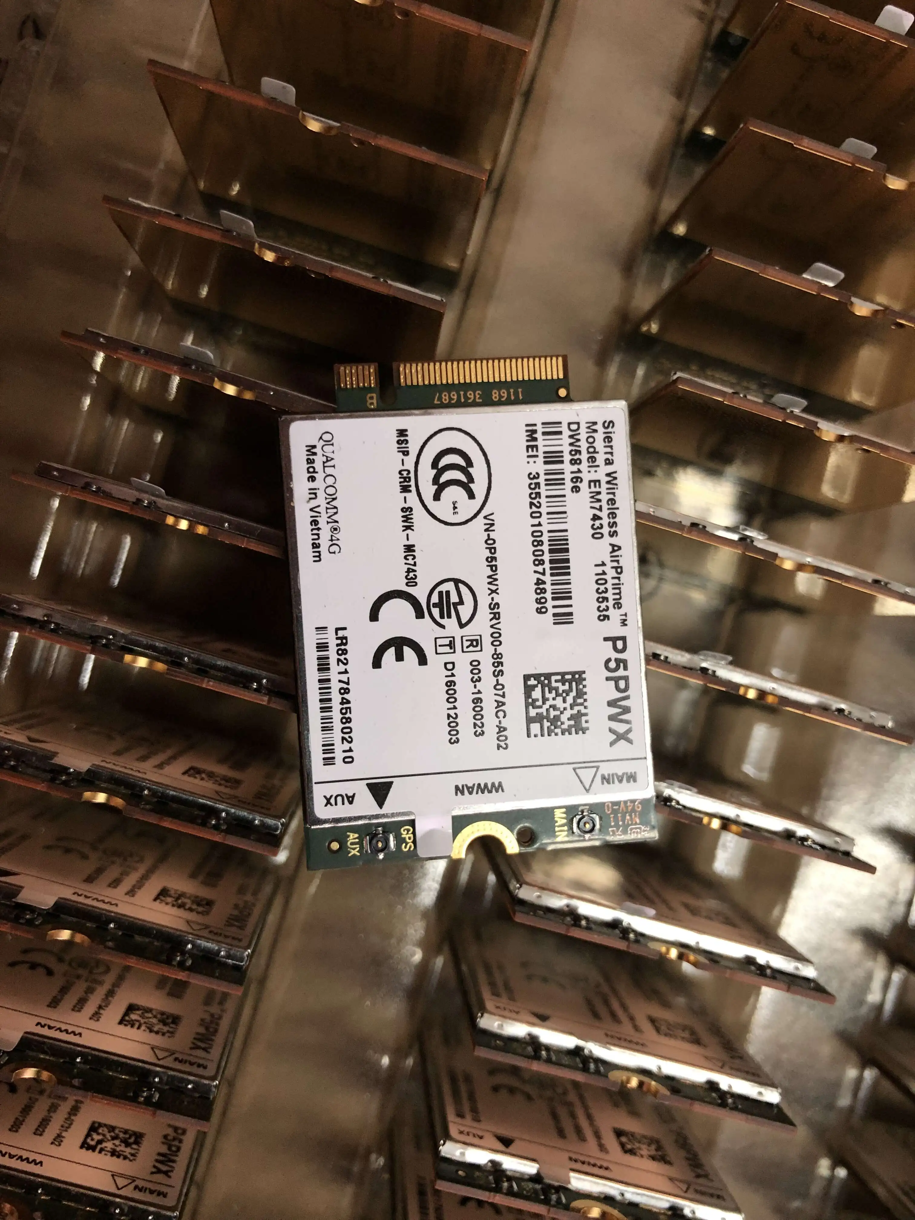 DW5816e GOBI6000 Cat6 300M 4G карта LTE EM7430 P5PWX для DELL Latitude 7280 7285 7290 7389 7390 7480 7490 E7470|ЖК-экран