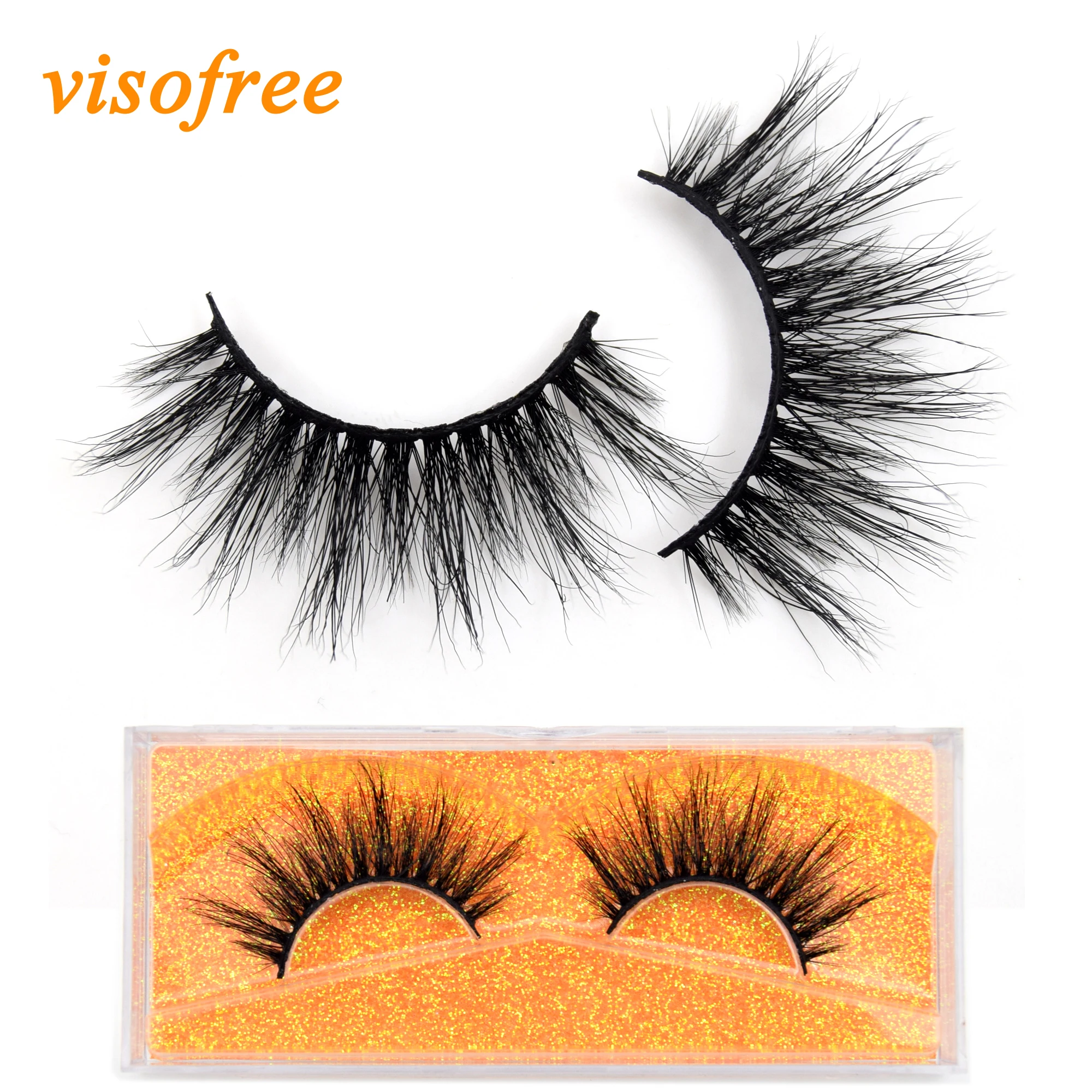 5D норковые ресницы Visofree 3D ручной работы полностью закрывающие накладные макияж