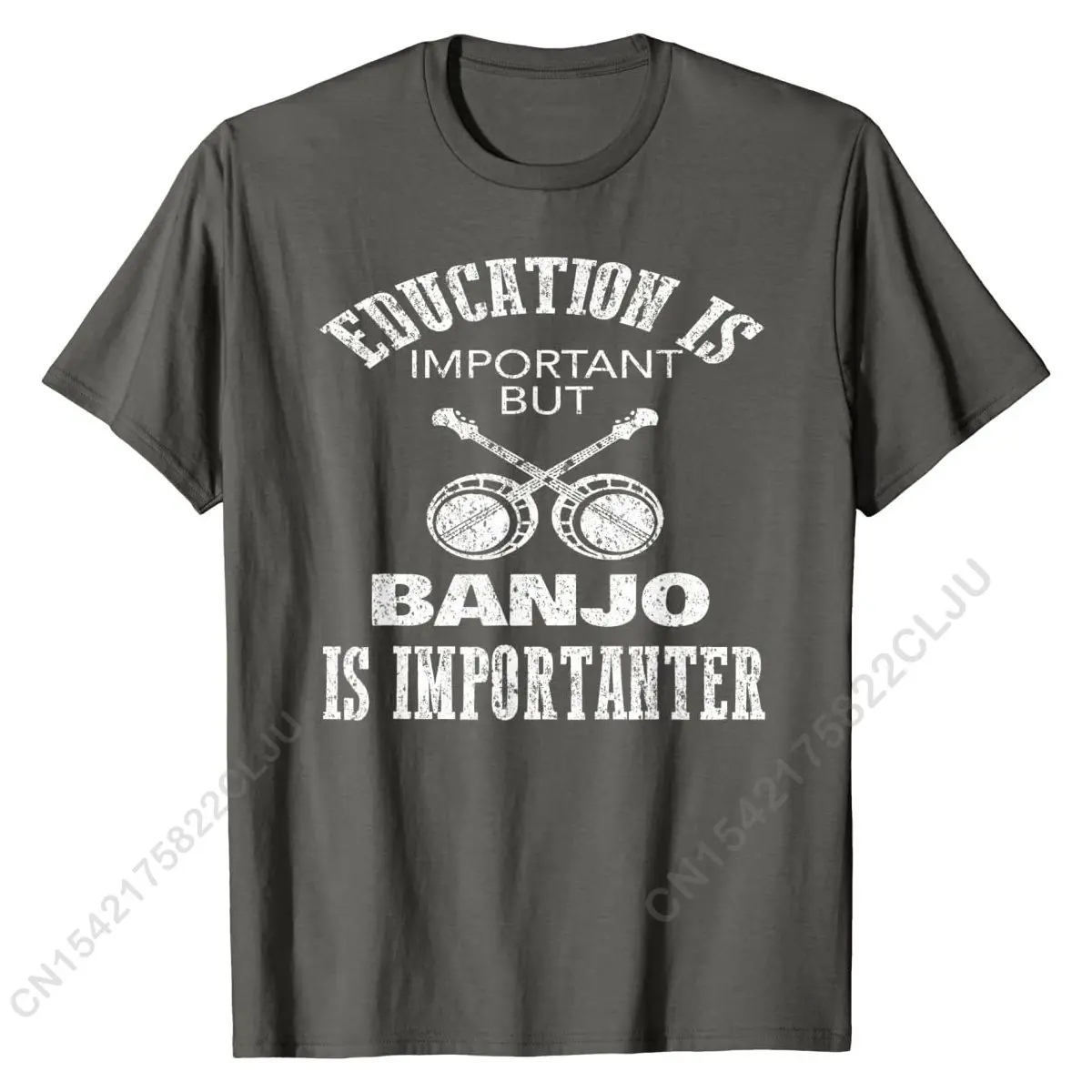 Футболка с импортером Образование важно но банджо топы летние футболки для