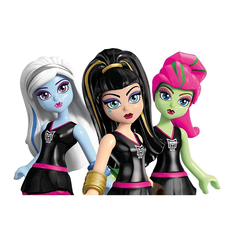 Фигурки Mega Bloks Monster High фигурка-конструктор кукла Дракулаура оперта торала полоса