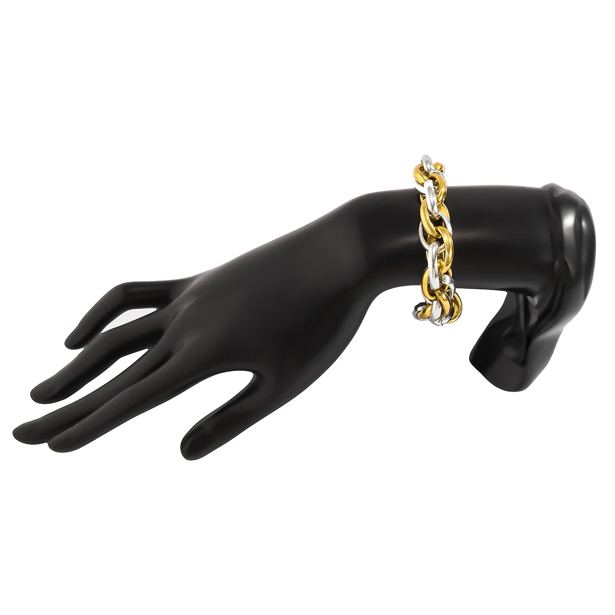 

Boho Vintage Curb Cuban Link Chain Bracelets for Men Women Mix Color Twisted Geometric Chains Bracelet Wristband Jewelry Gifts