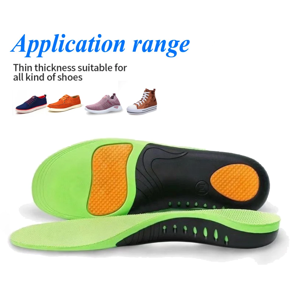 Ортопедические стельки из ПУ кожи коррекция плоскостопия и искривления ноги