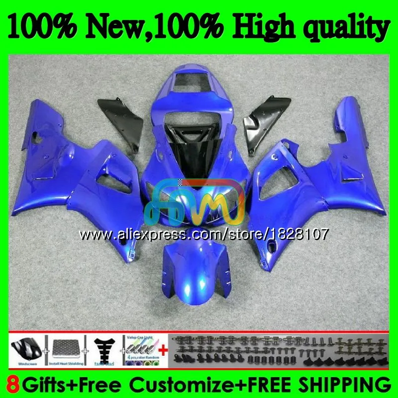 

Корпус для YAMAHA YZF R 1 ALL Blue cool YZF 1000 YZF1000 YZFR1 98 99 Frame 120B. Aa YZF-1000 YZF R1 98 99 YZF-R1 1998 1999 обтекатель