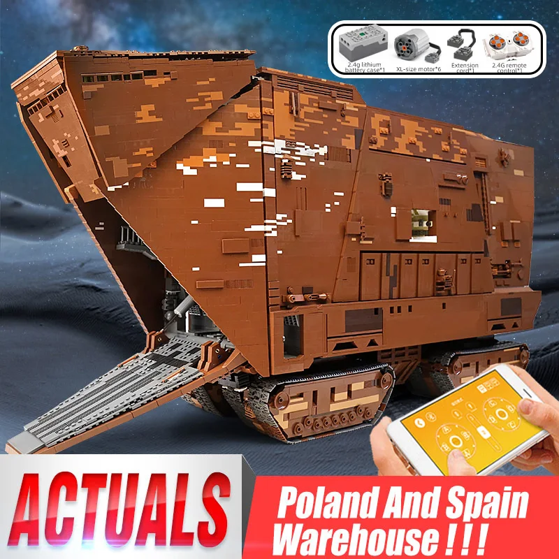 Молд король 21009 Звездные войны MOC 13289 Cavegod UCS пескоструйная сборка модель
