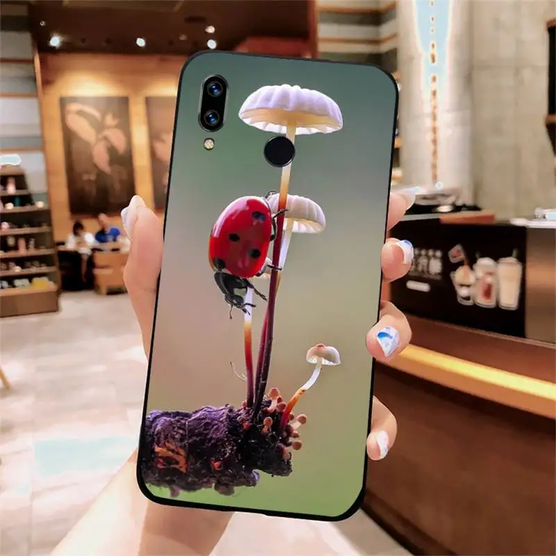 

Four leaf clover ladybug animal Phone Case For Xiaomi Redmi note 7 8 9 t k30 max3 9 s 10 pro lite