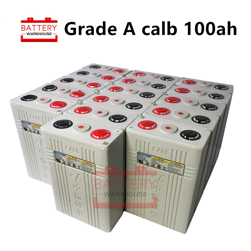 

4Pcs 3.2v 100ah Lifepo4 Battery 12v100AH Lithium Iron Phosphate Cell NEW CALB CA100 Plastic For Solar RV Boat Pack To 24V 48V