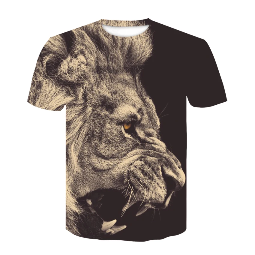 

Popular 3D Printing Orangutan T shirt 2021 Summer Fashion New Animal Short Sleeve Print Funny t shirt Men's Casual Street Tide